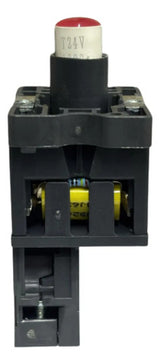 Kit Com 2: Botão Luminoso 1nf 220/230vac Xa2ew34m2 Schneider Vermelho 220vca