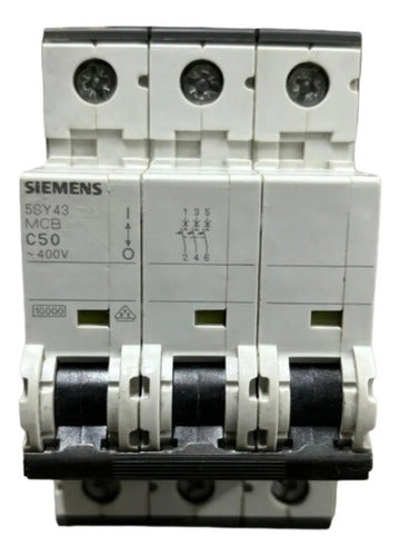 Disjuntor 5sy4350-7 3p C50 Siemens