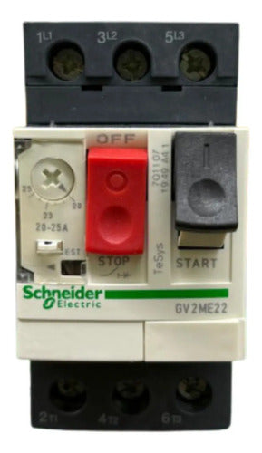 Disjuntor Motor Termomagnético 20-25a Gv2me22 Schneider 690v 50-60hz