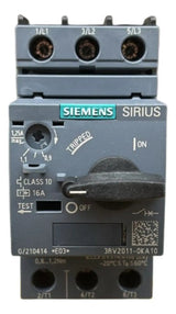 Disjuntor Motor 3rv2011-0ka10 0,9-1,25a Siemens Não Informado 50/60hz