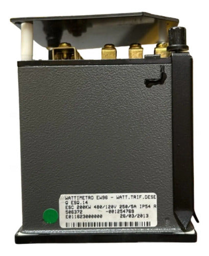 Wattimetro Ew96 Watt Trif. Deseq Esq 14 250/5a 480/120v Kron 480/120v