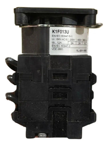 Chave Seletora K1f013u Schneider Preto -