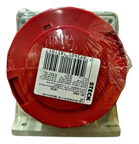 Tomada N4506 63a 3p+t 380/440v Vm Steck Vermelho