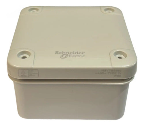 Kit Com 2: Caixa Plastica 89x89x54mm Nsytbs885 Schneider