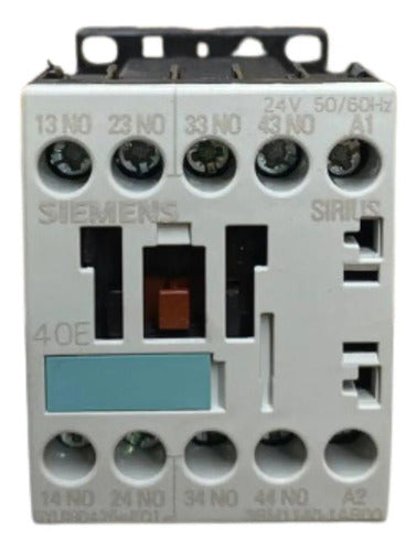 Contator Auxiliar 3rh1140-1ab00 4na 24v Siemens 24