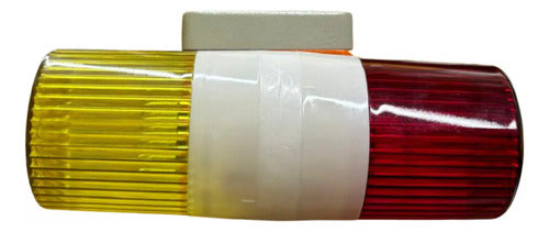 Alarme Audiovisual 100/201.bv 110/220vca 80db Ip54 Eaton Vermelho/amarelo