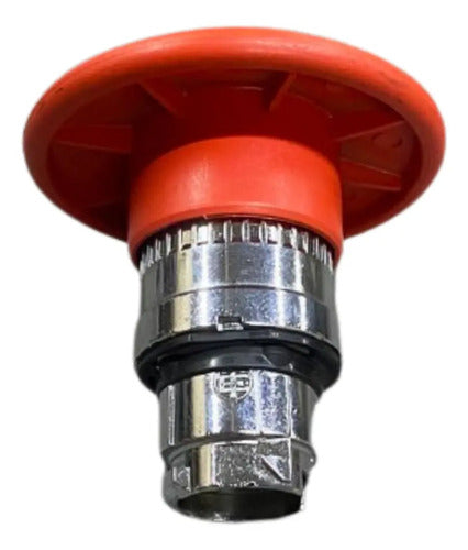 Botão Cogumelo Ø60 Vermelho Zb4bx4 Schneider Vermelho -