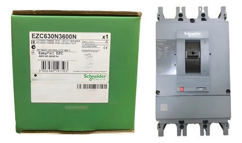 Disjuntor 630a 3p Ezc630n Tm600d Ezc630n3600n Schneider