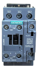 Contator 3rt2026-1bb40 25a 24vcc 1na+1nf Siemens 24vcc