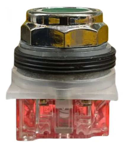 Botão 30mm Metálico Verde 1nf 9001kr1gh6 Schneider Verde -