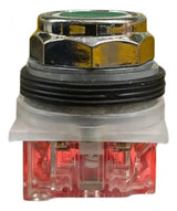 Botão 30mm Metálico Verde 1nf 9001kr1gh6 Schneider Verde -