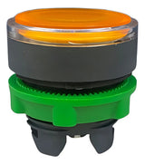 Kit Com 2: Cabeçote Para Botão Laranja Zb5ah053 Schneider Laranja -