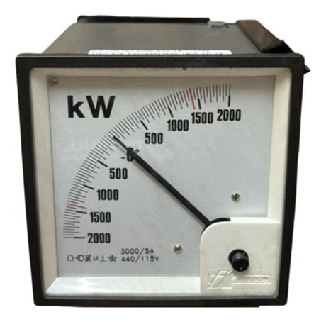Wattimetro Ew96 Esq. 19 3000/5a 440/115v C/ Trmv Kron 440/115v