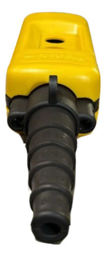 Botoeira Pendente 2 Furos Ø22mm Xaca02 Schneider Amarelo