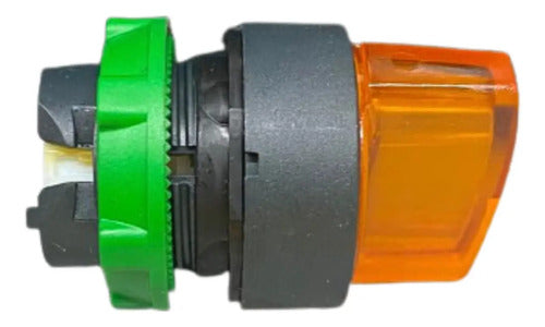 Cabeçote Para Chave Seletora Lum Ø22mm Zb5ak1353 Schneider Laranja -