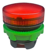 Kit Com 2 Peças: Cabeçote 22mm Vermelho Zb5av04 Schneider