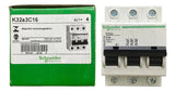 Disjuntor Termomagnetico Curva C 3p 16a K32a3c16 Schneider