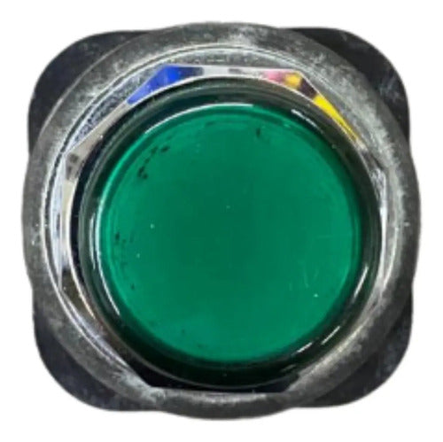 Botão Sinaleiro 30mm Verde Xb3bv73 Telemecanique Verde -