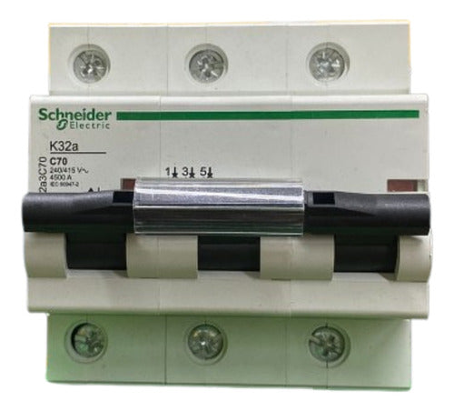 Disjuntor Easy9 3p 70a K32a3c70 Schneider - 50 60 Hz
