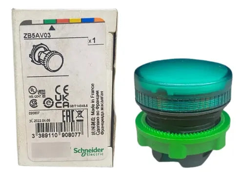 Kit Com 2: Cabeçote Para Sinalizador 22mm Zb5av03 Schneider