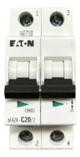 Disjuntor Bipolar Bfaz4-c20/2 20a Eaton -