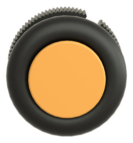 Kit Com 3: Botão 22mm Plástico Xaca9415 Amarelo Shcneider Amarelo 0