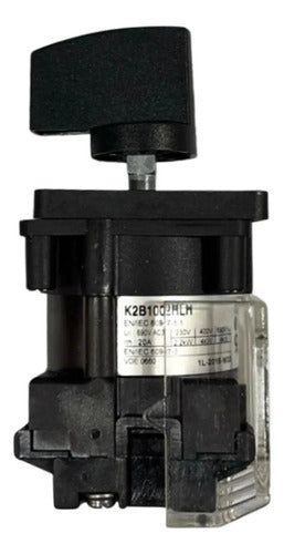 Comutador Rotativo Liga/desliga 2 Polos K2b1002hlh Schneider Metálico -