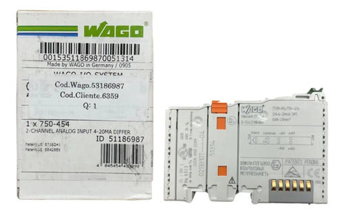 Kit Com 3 Peças: Terminal 750-454  Wago