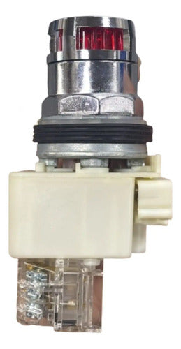 Botão 30mm Metálico 1na+1nf Vm 9001k3l35lrrh13 Schneider Vermelho 1naf
