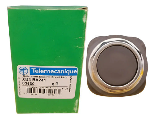 Botão Preto 30mm 1naf Xb3ba241 Telemecanique Preto -