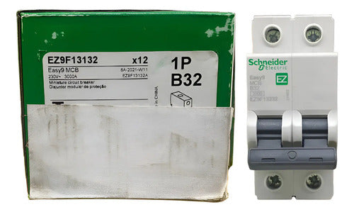 Kit Com 8: Disjuntor 1p 32a Curva B Ez9f13132 Schneider