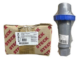 Plug Neg 3p+n+t 63a 200/250v 9h Azul Sn5579 Ip67 Steck Azul