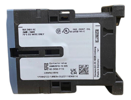 Contator Auxiliar 3rh2122-1an20 220v 2na+2nf Siemens 220v