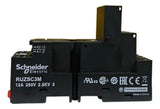Kit Com 3: Base Undecal Separada P/ Rele Ruzsc3m Schneider