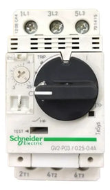 Disjuntor Motor 0,25-0,40a Manopla Rotativa Gv2p03 Schneider 690v 50-60 Hz
