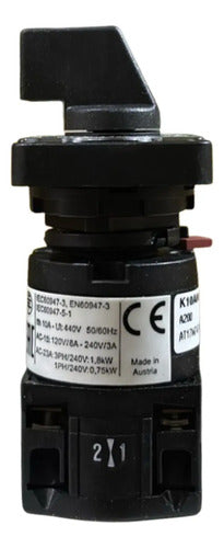 Comutador Rotativo Int 10a 1 Polo K10a001ach Schneider