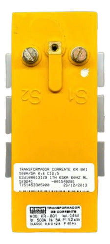 Transformador De Corrente 500/5a Kr801 60hz Kron
