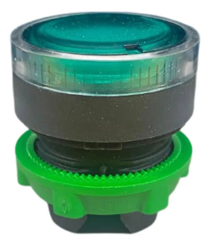 Cabeçote Para Botão Luminoso Modular Ø22mm Zb5aw33 Schneider Verde -