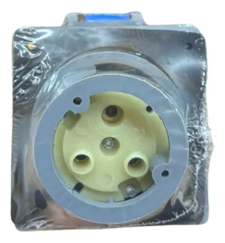 Tomada Emb Brasikon 2p+t 32a 200/250v 6h Azul S3246 Steck Azul