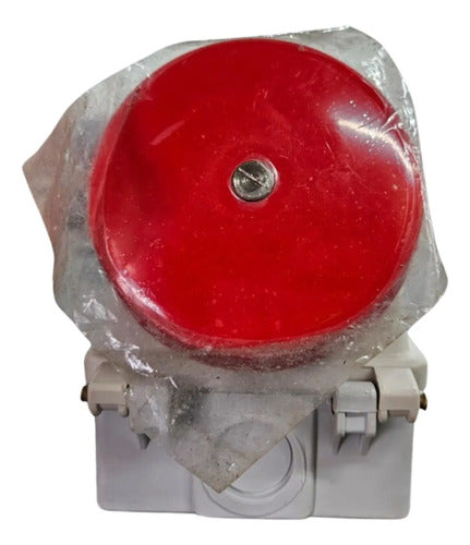 Tomada Sobrepor 3p+ Neutro+ Terra 32a 440v 6h Ss5206dd Steck Branco E Vermelho