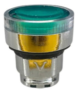 Botão Luminoso 22mm Vd + Bloco 1na+1nf Xb4bw3335 Schneider Verde -