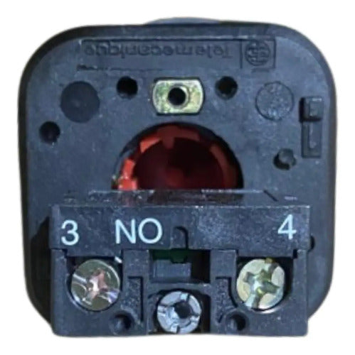 Botão 30mm 2na Vermelho Xb3bl411 Telemecanique