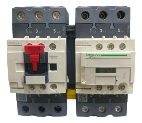 Chave Reversora 3p 40a 1na+1nf 24vca Lc2d40ab7 Schneider  24vca