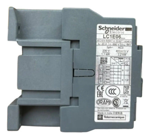 Contator Easypact Tripolar 6a 1nf 24vca Lc1e0601b7 Schneider 24v