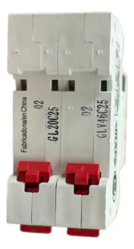 Kit Com 2: Disjuntor Sdd62c25 2p 25a Curva C 3ka Steck