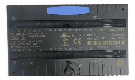 Módulo De Saída Ic200mdl750g Ge Fanuc 12/24 Vcc Novo!!