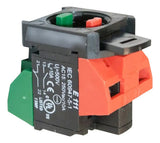 2 Botões B3/15 Verde 30mm + 2 Blocos 1naf E111 Ace Schmersal Verde 500v