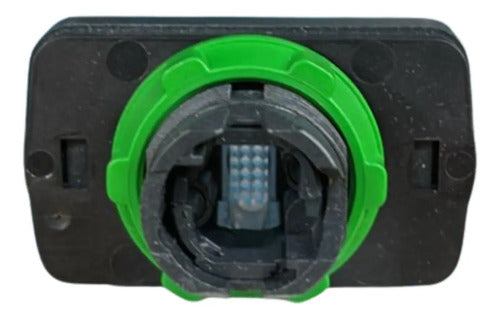 Cabecote P/ Botao 22mm Duplo Vd/vm Zb5aw7a3741 Schneider Verde E Vermelho