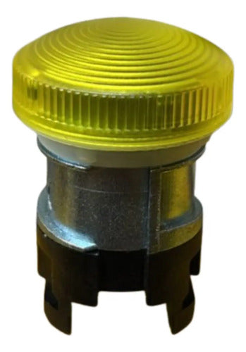 Kit Com 2: Sinaleiro Com Led 110vca Am 3sb3648-6ba30 Siemens Amarelo 110v