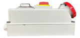 Tomada Sobrepor S4506dj 63a 3p+t+pil 6h 380/440v Ip67 Steck Vermelho